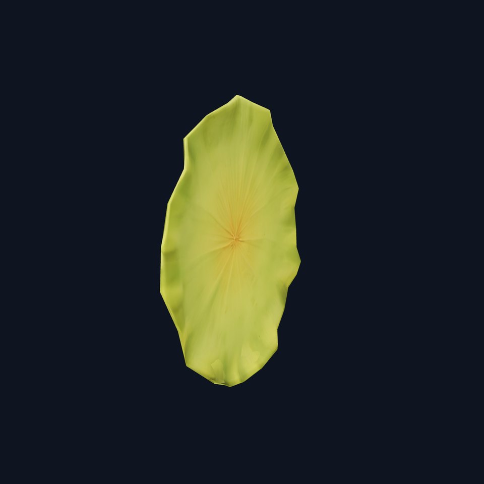 Green Lotus Leaf model pack